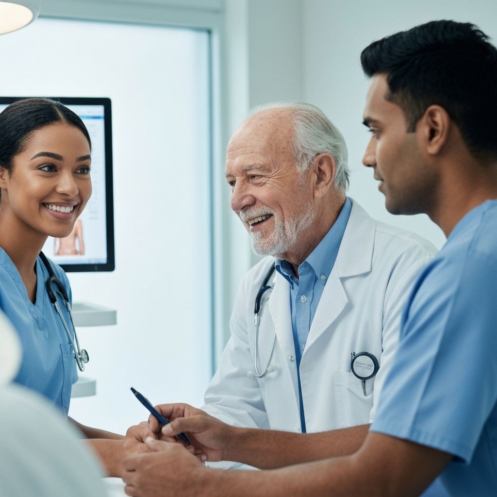 Healthcare professionals team