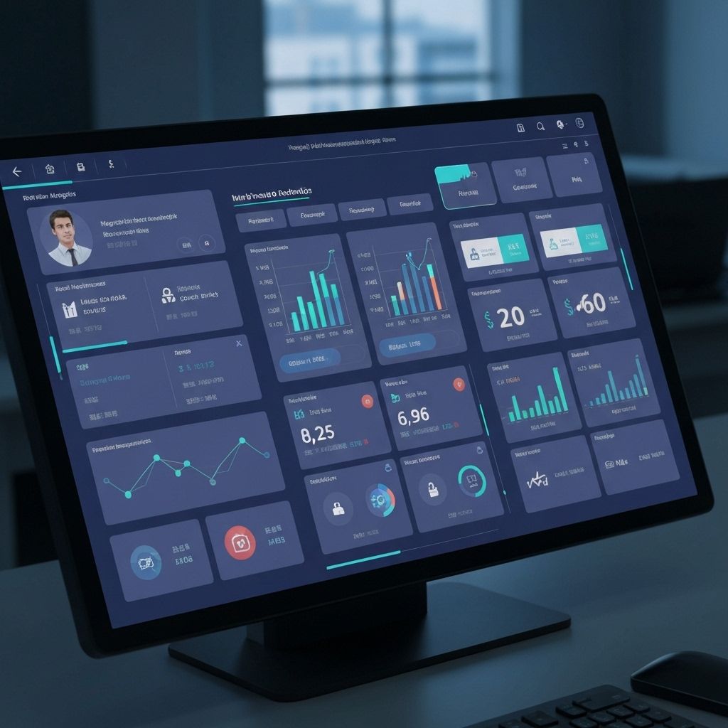 Hospital management dashboard interface